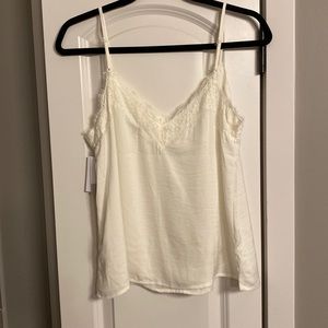 NWT Nordstrom tank top- lace trim